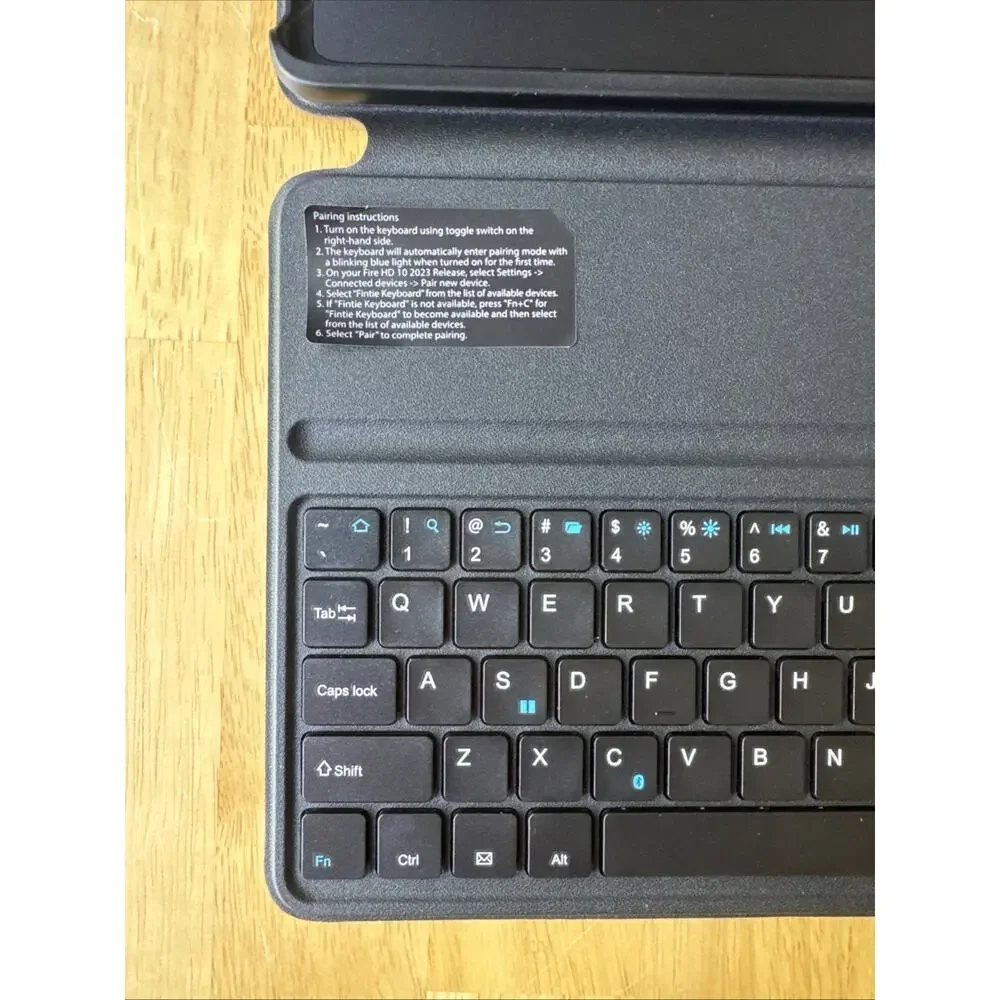 Amazon - Keyboard Case for Fire HD 10 (2023 Release) - Black